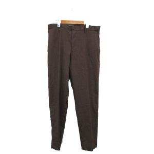 グローバルワーク GLOBAL WORK スラックス パンツ シンプル XL ブラウン 茶 /KT19 メンズ