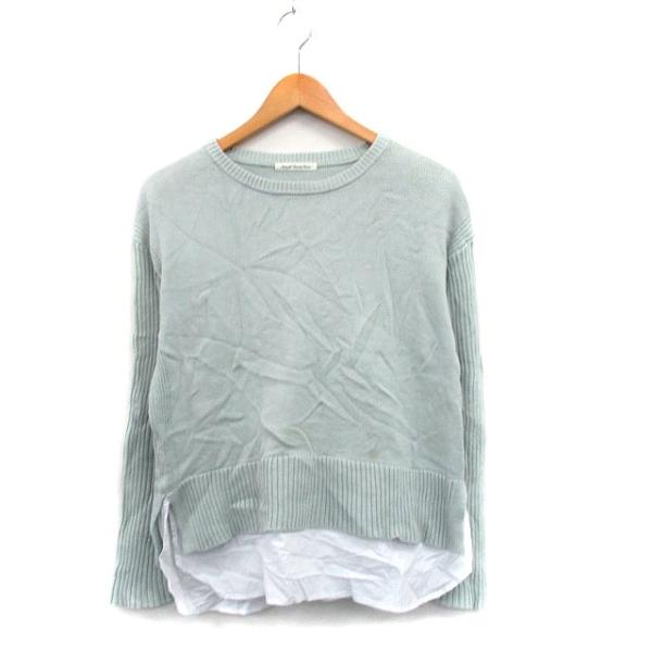 ナチュラルビューティーベーシック NATURAL BEAUTY BASIC ニット セーター 長袖 ...