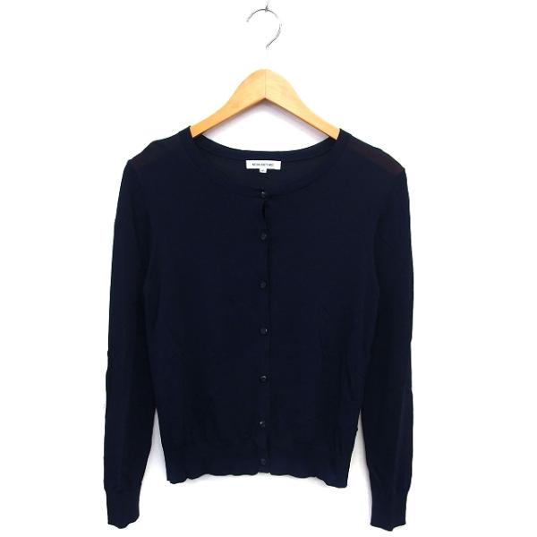ナチュラルビューティーベーシック NATURAL BEAUTY BASIC ボートネック カーディガ...