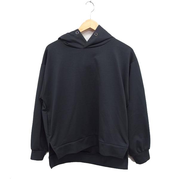 グローバルワーク GLOBAL WORK パーカー テールカット 無地 シンプル M チャコールグレ...