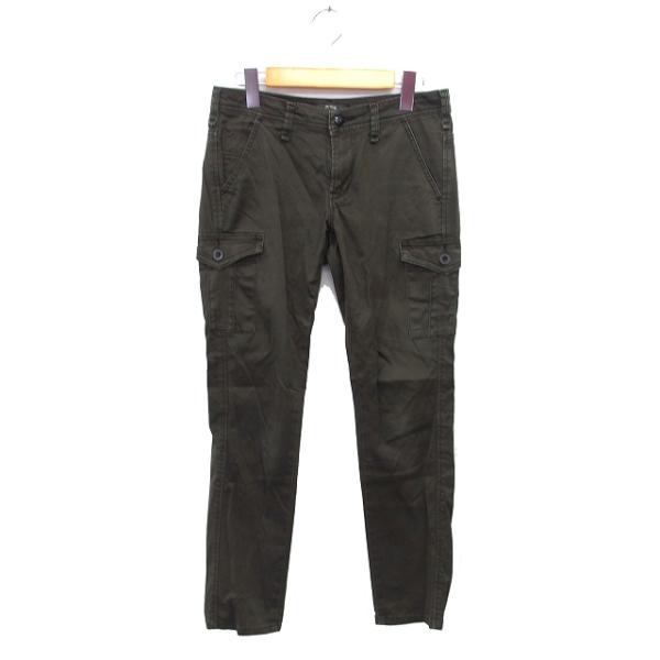 サムシング something カーゴパンツ ストレート コットン 綿 ローライズ ジップフライ S...