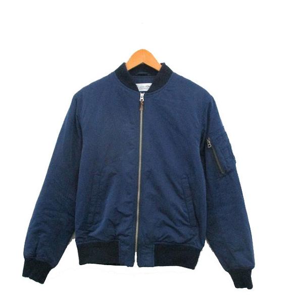 University of Oxford 中綿 ジャンパー ブルゾン MA-1 シンプル M ブルー...