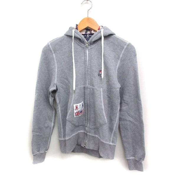 サイコバニー Psycho Bunny 裏起毛 スウェット パーカー ロゴマーク刺繍 コットン 綿 ...