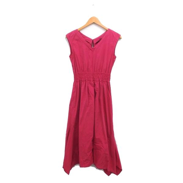 バルコニーアンドベッド Balcony and Bed フレア ワンピース ノースリーブ ロング V...