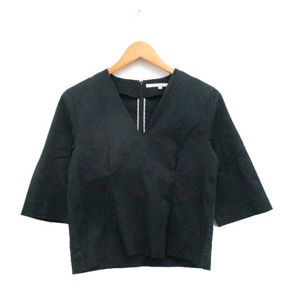 グーコミューン gout commun カットソー Tシャツ 七分袖 Vネック コットン シンプル ...
