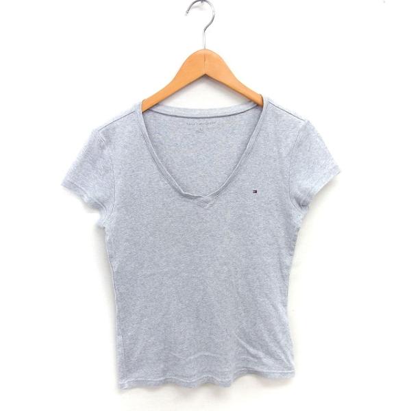 トミーヒルフィガー TOMMY HILFIGER 国内正規品 Tシャツ カットソー Vネック ロゴ刺...