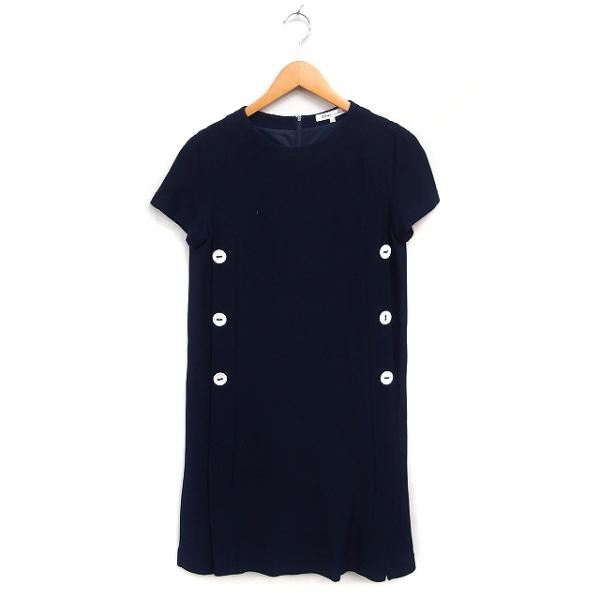 49アベニュー ジュンコシマダ 49AV. junko shimada サイドボタン ワンピース 半...