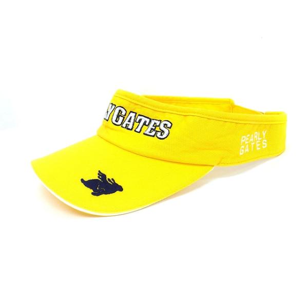 パーリーゲイツ PEARLY GATES 国内正規品 サンバイザー ロゴ刺繍 フライングラビット コ...