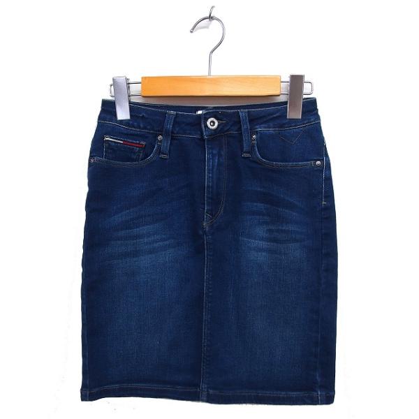 ヒルフィガーデニム HILFIGER DENIM 国内正規品 デニム タイト スカート ミニ ストレ...