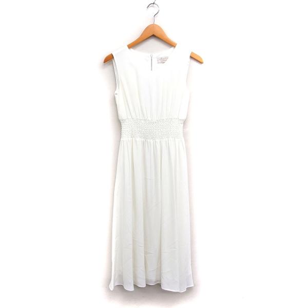 アベニールエトワール Aveniretoile ノースリーブ ワンピース ロング丈 ウエストシャーリ...