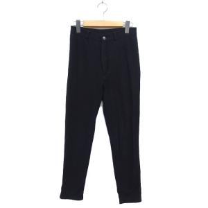 ステューシー STUSSY 国内正規品 MADEME テーパード パンツ ハイライズ コットン 綿 ストレッチ 無地 M 黒 ブラック /NT5 レディース