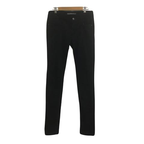 ザラ ベーシック ZARA BASIC パンツ スキニー ロング 無地 USA 04 黒 ブラック ...