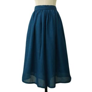フリージアバイフリーズマート パンツ ガウチョ ワイド クロップド ウエストゴム ギャザー 無地 FR 青 緑 ブルー グリーン レディース
