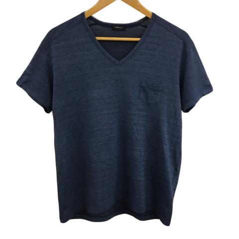 ジョセフオム JOSEPH HOMME カットソー Tシャツ Vネック プルオーバー 無地 リネン ...