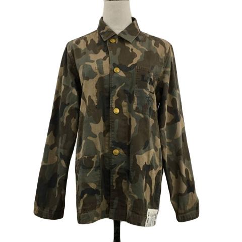 ライムインク LIME.INC ジャケット ミリタリー ブルゾン リバーシブル カモフラ 無地 長袖...