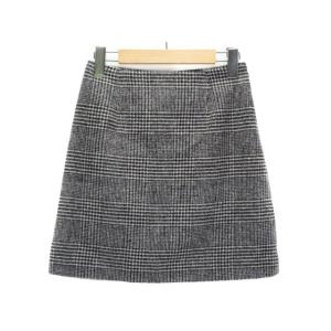 ナチュラルビューティーベーシック NATURAL BEAUTY BASIC スカート 台形 グレンチ...