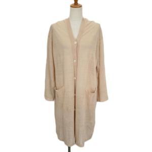 Fifi Chachnil アンゴラ混 クロップド ニット カーディガン - ライト