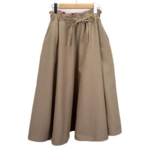 ルビーアンドユー RUBY AND YOU リバーシブルフランネルサーキュラースカート F ベージュ...