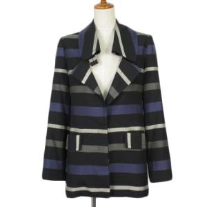 極美品✨プリーツプリーズ イッセイミヤケ ロングカーディガン ジャケット 総柄 PLEATS PLEASE イッセイミヤケ 総柄 ノーカラー ロングカーディガン