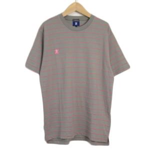 アールニューボールド R.NEWBOLD カットソー Tシャツ ボーダー クルーネック 半袖 L グ...