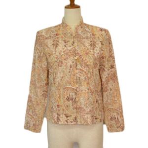 ゴア goa ニット カットソー 長袖 ボートネック ボーダー柄 ベージュ