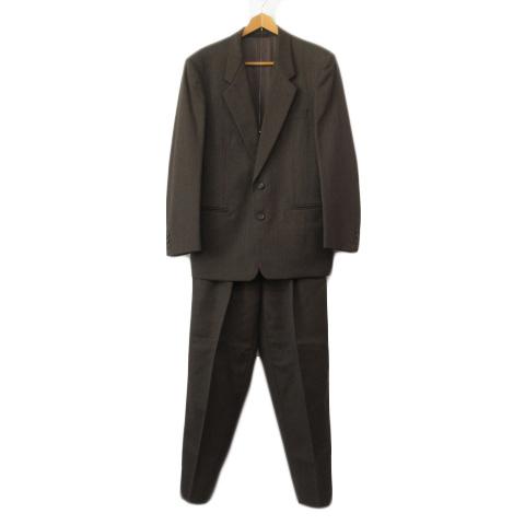 ジュンメン JUN MEN 90s スーツ ジャケット パンツ ウール M 茶 ブラウン メンズ