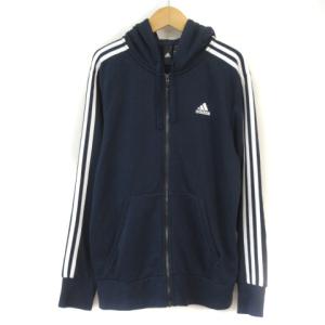 アディダス adidas S98787 スウェット パーカー ESSENTIALS 3stripes L 国内正規 紺 ネイビー メンズ｜vectorpremium