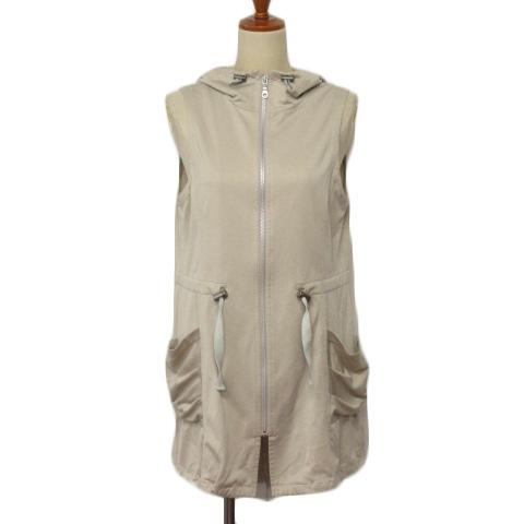 C'EST CHIC'A BLEU セシカ ジャケット ベスト パーカー ドロスト 40 ベージュ ...