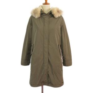 プラステ PLST ポリエステルツイルモッズコート M カーキ レディース