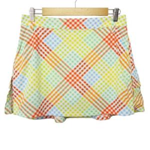 ビバハート VIVA HEART ゴルフ スカートミニ スカパン チェック 42 マルチカラー レデ...