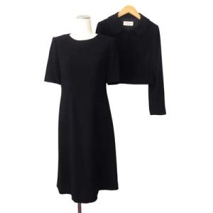 クロエ CHLOE ブラックフォーマル セット ジャケット ショート丈 ワンピース 半袖 9AR 黒...