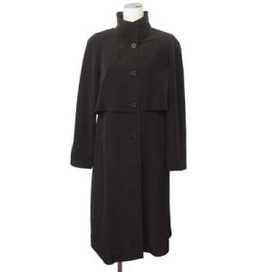 サンヨーコート SANYO COAT トレンチコート ロング スタンドカラー 9 茶 ブラウン レディース
