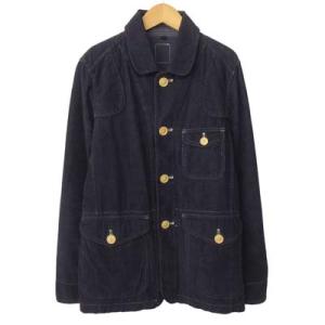 マイヨ maillot カバーオール コーデュロイジャケット 3 紺 メンズ