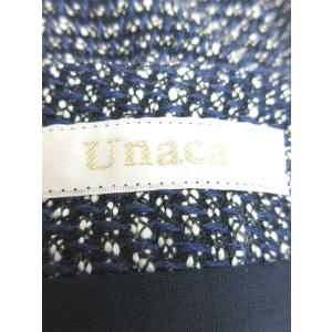 アナカ Unaca スカート 台形 ひざ丈 リ...の詳細画像2