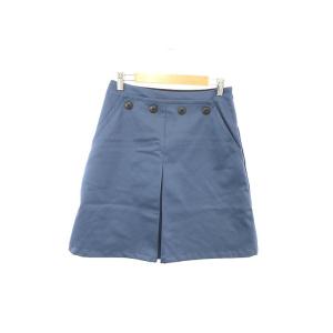 アメリカンラグシー AMERICAN RAG CIE スカート 台形 ひざ丈 0 青 ブルー /RT...