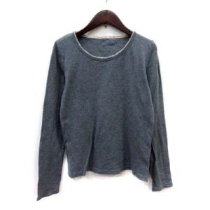 オリーブ デ オリーブ OLIVE des OLIVE カットソー 長袖 レース グレー /YI レ...