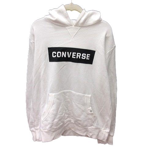 コンバース パーカー L 白 ホワイト /RT レディース CONVERSE 長袖 プルオーバー