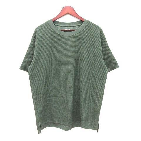 グローバルワーク GLOBAL WORK Tシャツ カットソー 半袖 ワッフル地 クルーネック XL...