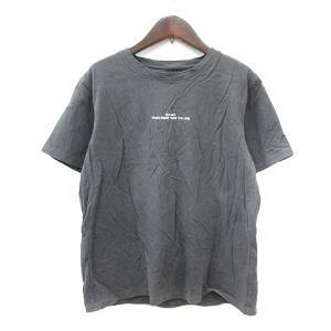 セレクトモカ SELECT MOCA カットソー Tシャツ クルーネック プリント 半袖 F グレー /MN レディース｜vectorpremium