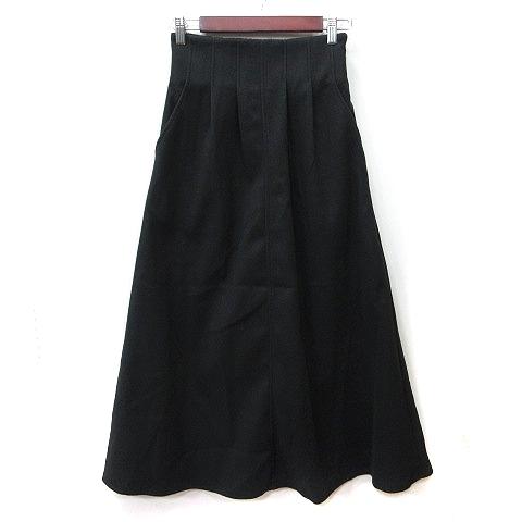 フィフス fifth フレアスカート マキシ M 黒 ブラック /YI レディース