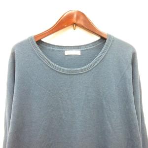 ビス ViS ニット カットソー 長袖 M 青...の詳細画像2