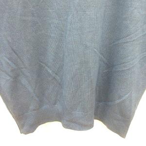 ビス ViS ニット カットソー 長袖 M 青...の詳細画像3