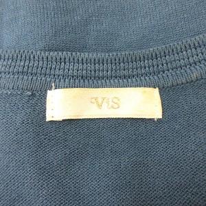 ビス ViS ニット カットソー 長袖 M 青...の詳細画像4