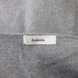 アンデミュウ Andemiu カットソー リブ...の詳細画像5