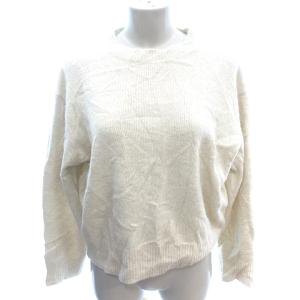 テチチ Te chichi CLASSIC クルーネック ラメ ウール 長袖 F ベージュ /AU レディース