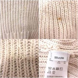ティティベイト titivate ニット セー...の詳細画像4