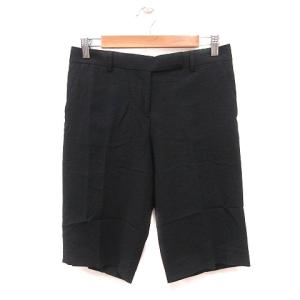 トゥモローランドコレクション TOMORROWLAND collection ハーフパンツ ショート 38 黒 ブラック /MS レディース