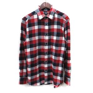 ユニクロ UNIQLO ネルシャツ チェック 長袖 S マルチカラー /YI ●RY メンズ