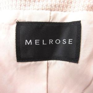 メルローズ MELROSE ノーカラージャケッ...の詳細画像5