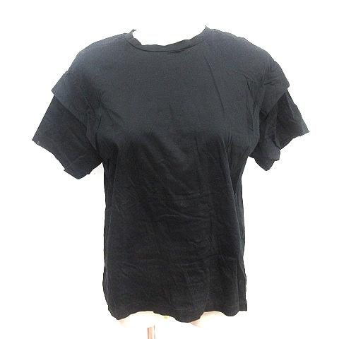 オペークドットクリップ OPAQUE.CLIP カットソー Tシャツ クルーネック 半袖 S 黒 ブ...